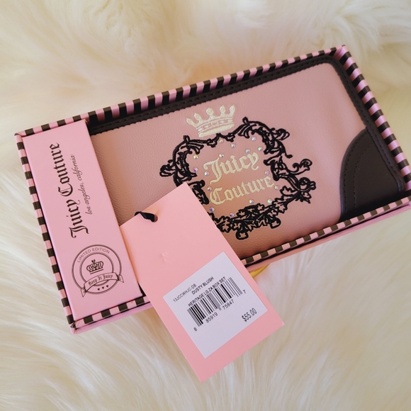 🩷🩷JUICY COUTURE DUSTY BLUSH HERITAGE LARGE WALLET🩷🩷 - Picture 5 of 8